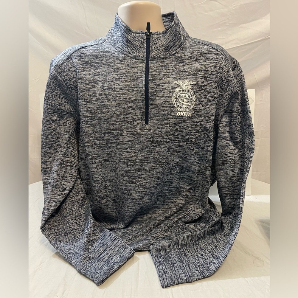 Men Blue Agricultural Education FFA Long Sleeve Shirt